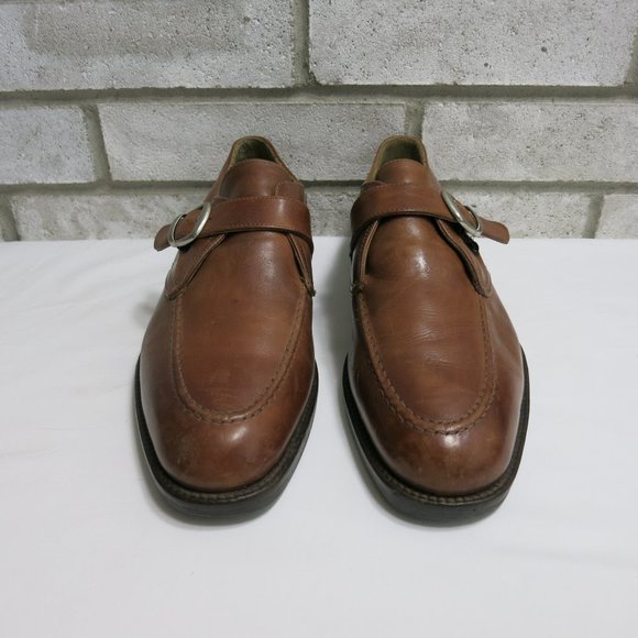 Cable & Co. Oil Tanned Leather Monk Strap Oxfords - Picture 5 of 7